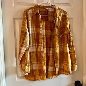 Button-Up Yellow Flannel